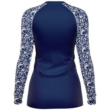 Chokefish™ Long Sleeve Rashguard Maori Woman's Shirt-003